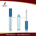 Hot-selling bright color transparent blue Cosmetic Lipgloss Tube Packaging